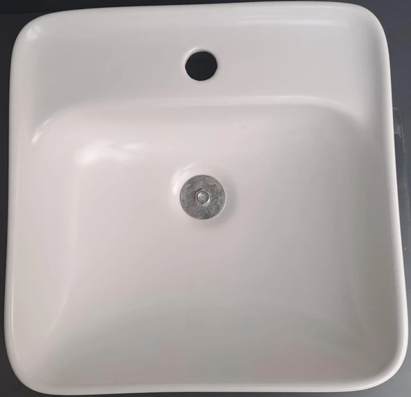 PORTOMİX ÇANAK LAVABO MAT BEYAZ / BATARYA DELİKLİ TURAVİT