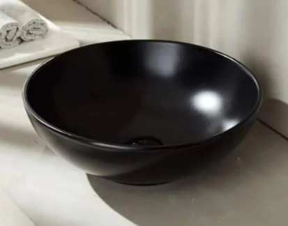TOLEDO ÇANAK LAVABO 40cm TURAVİT - MAT SİYAH