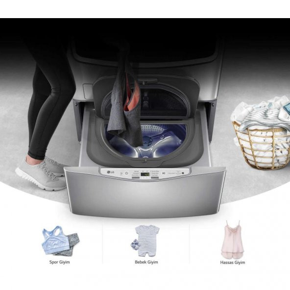 Lg F70E1UDNK1 3.5 Kg. 700 Devir Twin Wash Uyumlu Çamaşır Makinesi - 6