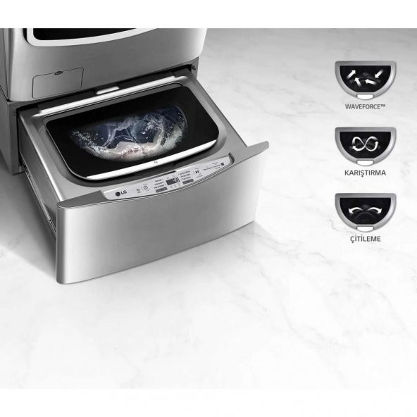 Lg F70E1UDNK1 3.5 Kg. 700 Devir Twin Wash Uyumlu Çamaşır Makinesi - 7