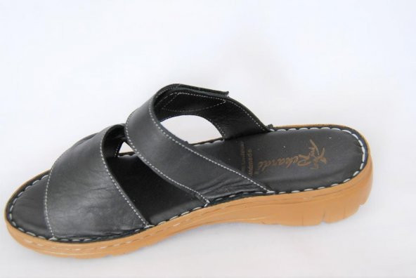 Kadın 103 Kadın Çırtlı Model Hakiki Deri Atölye Yumuşak Taban Giyimli Terlik - 6