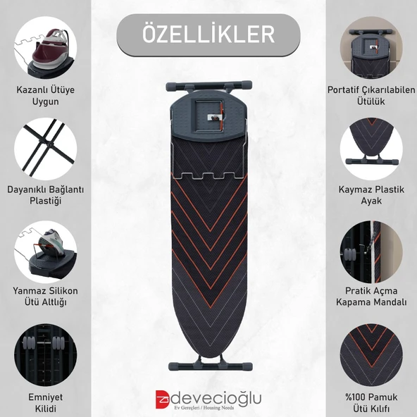 Harbinger Yeni Nesil StrongBoard Ütü Masası MM149 - 4