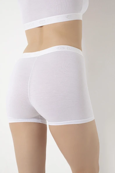 G-Box 944 Kadın Bambu Kısa Tayt - 3