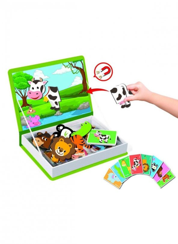 DIYTOY MAGNETİK HAYVAN TAMAMLAMA SETİ - 2