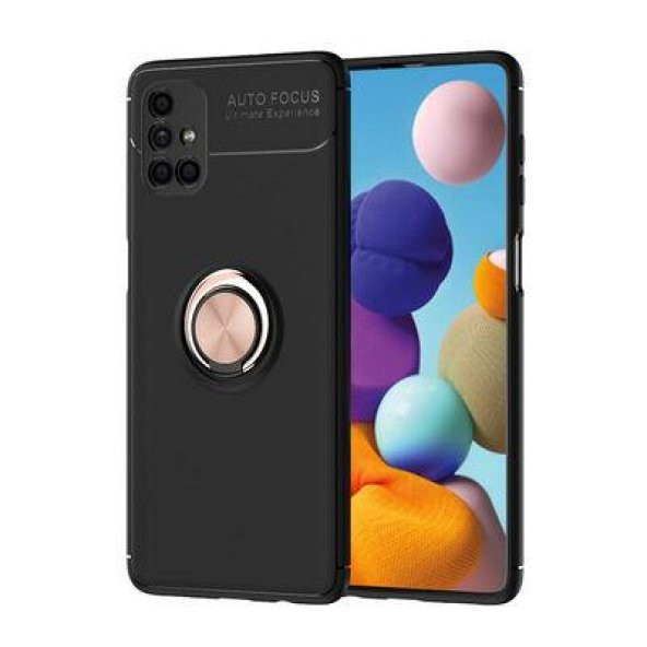 Galaxy M51 Stantlı Yüzüklü Manyetik Ravel Kılıf - 6