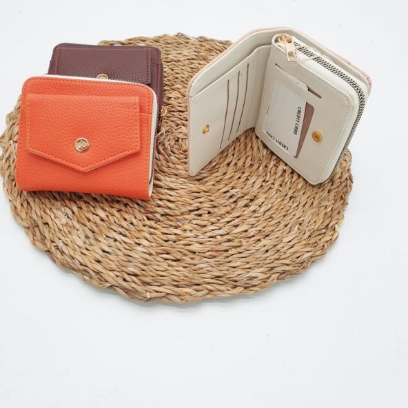 Küçük Boy Kapaklı El Cüzdanı