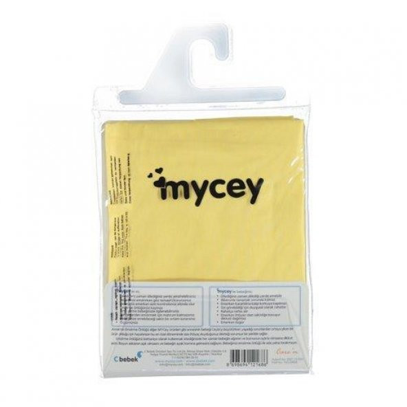 Mycey Emzirme Önlüğü Düz Yellow - 2