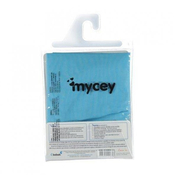 Mycey Emzirme Önlüğü Düz Deepskyblue - 2