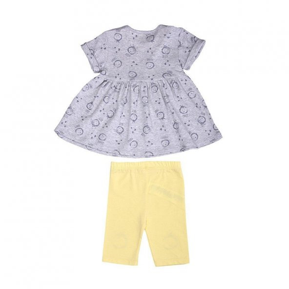 KitiKate Organik Dreams Yellow Taytlı 2li Takım 62458 Sarı Melanj - 2