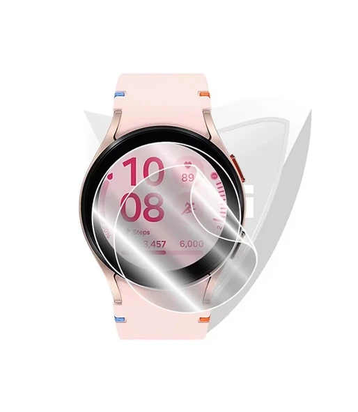 Samsung Galaxy Watch FE 40mm Uyumlu 3 Adet Şeffaf Ekran koruyucu Nano Jelatin