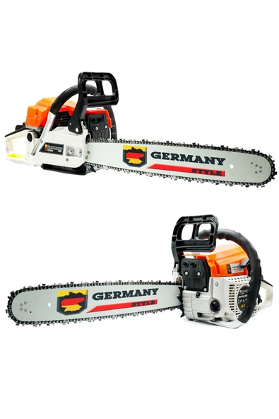 Germany Style Alman Turbo Benzinli Testere 15 Hpx 63cc Ağaç Odun Dal Kesme Makinesi HEDİYELİ - 7