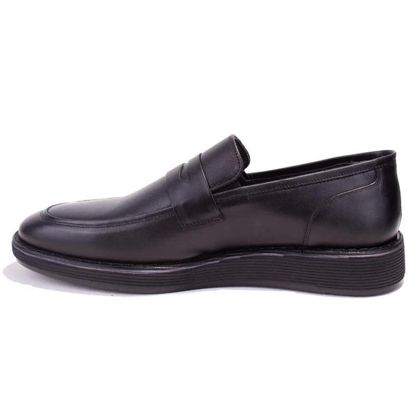 Dagoster DMA08-800CN Siyah Poliüretan Taban Klasik Erkek Deri Ayakkabı - 3