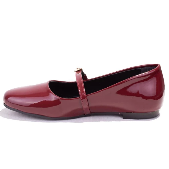 Dagoster DZA07-115052CN Bordo Günlük Babet Kadın Ayakkabı - 3