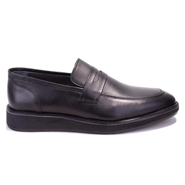 Dagoster DMA08-800CN Siyah Poliüretan Taban Klasik Erkek Deri Ayakkabı - 2