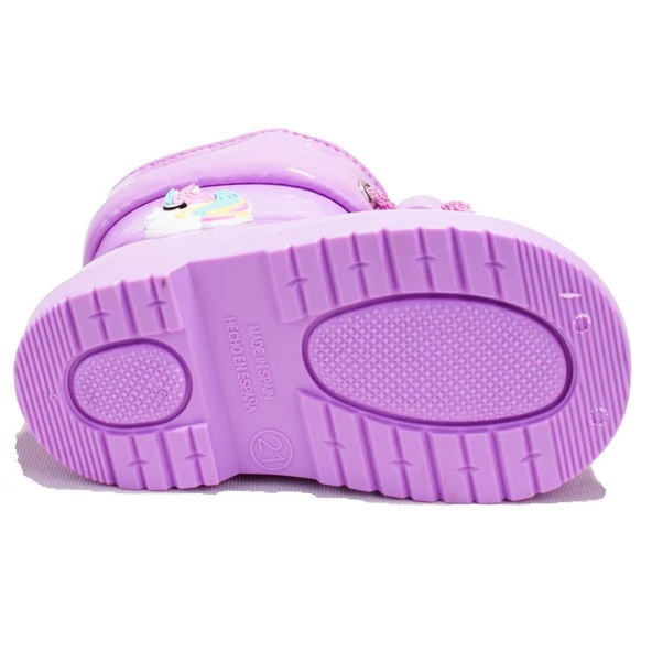 İgor W10253CN Bimbi Unicornio Lila Ortopedik Kız Çocuk Yağmur Çizme - 4