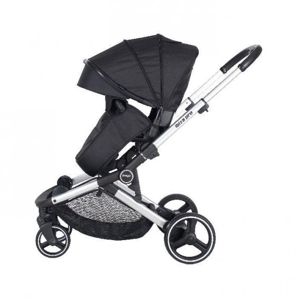 Prego 2071 İbiza Pro İkiz Bebek Arabası Siyah - 4