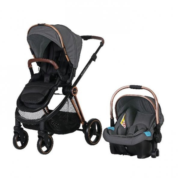 Prego 2069 Quantum Travel Sistem Bebek Arabası Gri - 1