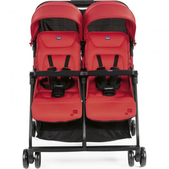 Chicco Ohlala 2 Twin Ultra Hafif İkiz Bebek Arabası Paprika - 2