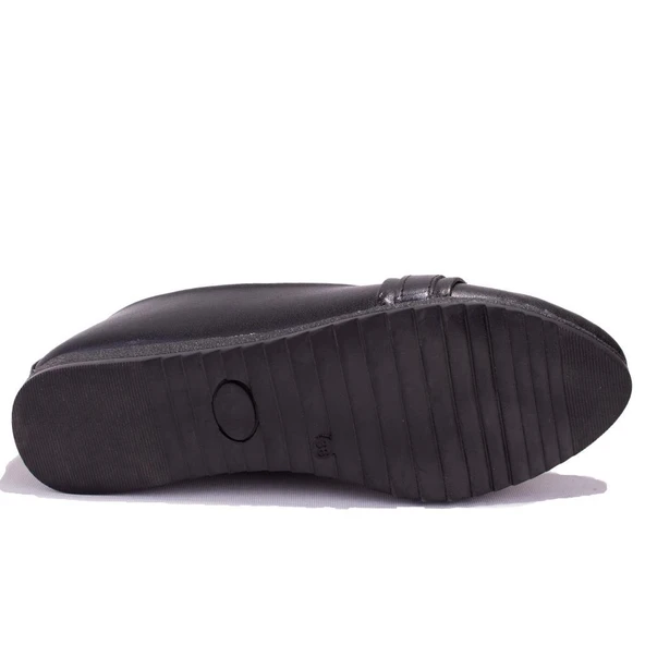 Dagoster DZA07-147231CN Siyah Ortopedik Günlük Babet Kadın Ayakkabı - 4