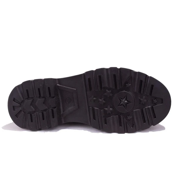 Dagoster DZA07-90811CN Siyah Rugan Günlük  Tokalı Spor Klasik  Kadın Ayakkabı - 4