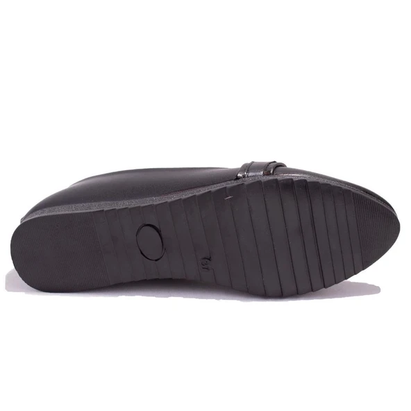 Dagoster DZA07-147199CN Siyah Ortopedik Günlük Babet Kadın Ayakkabı - 4