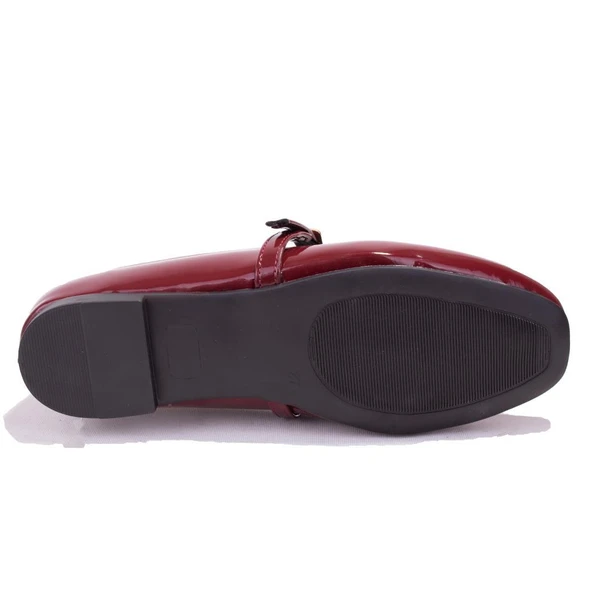 Dagoster DZA07-115052CN Bordo Günlük Babet Kadın Ayakkabı - 4