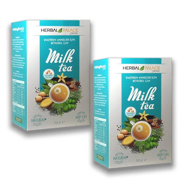 Herbal Palace Milk Tea Emziren Anne için Çay 250 gr x 2 Adet