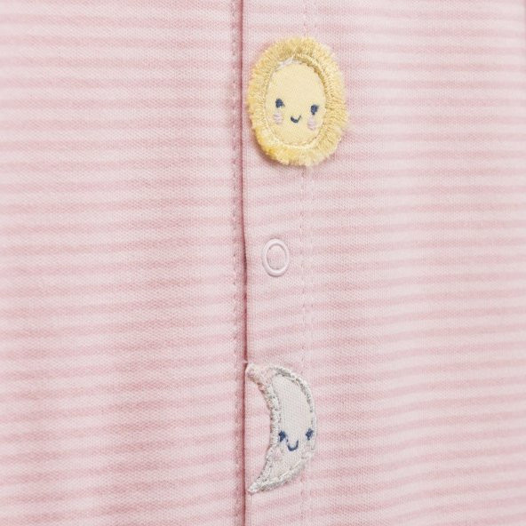 KitiKate Dreams Line Patiksiz Tulum 10695 Beyaz-Pembe - 2