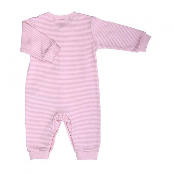 KitiKate Dreams Line Patiksiz Tulum 10695 Beyaz-Pembe - 3