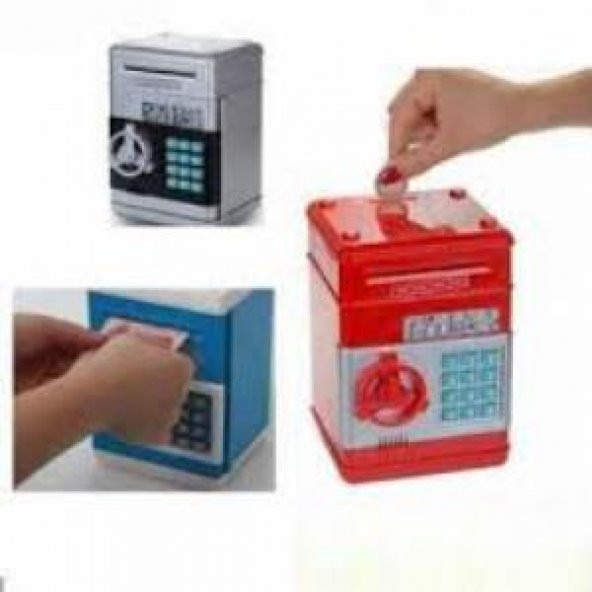 Otomatik Şifreli Gerçek Görünümlü Para Gizli Kasa Atm Kumbara OTO - 2