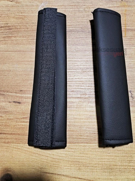 Logosuz Deri ve Süngerli Emniyet Kemer Pedi Rahatlatıcı 18 Adet - 2