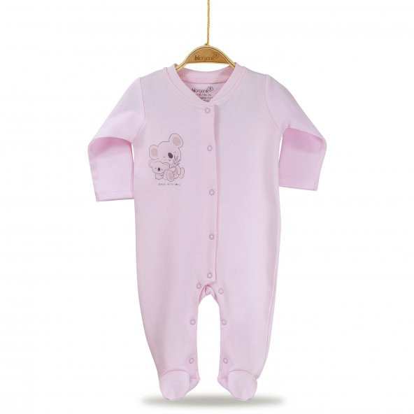Bibaby Basic Baskılı Tulum 60432 Pembe - 1