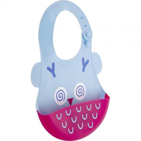 BabyJem Silikon Önlük 626 Mavi - 1