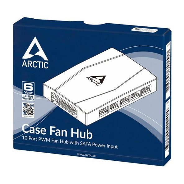 ARCTIC Fan Hub 10 Portlu PWM SATA Güç Destekli - 8