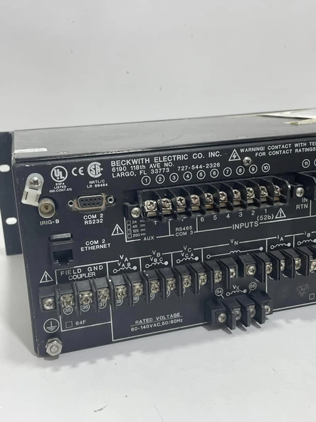Beckwith Electric M-3425A Entegre Jeneratör Koruma Röle Modülü (Kullanılmış) - Resim 5