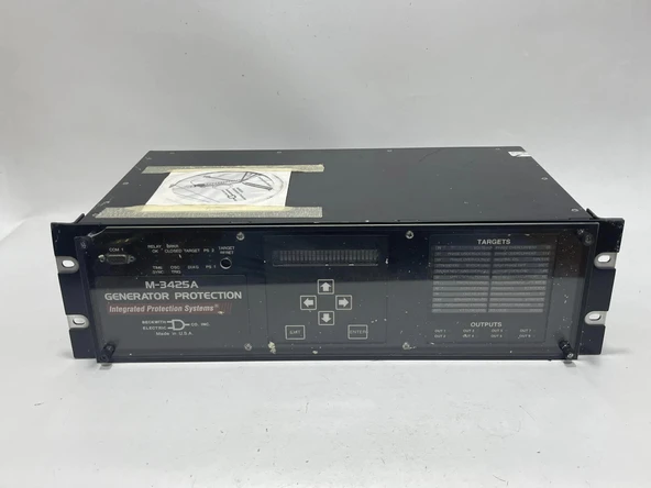 Beckwith Electric M-3425A Entegre Jeneratör Koruma Röle Modülü (Kullanılmış) - Resim 2