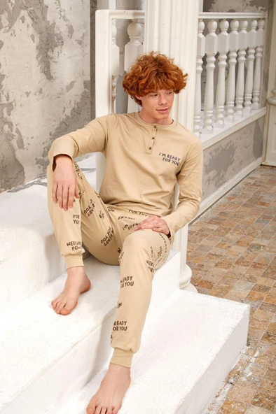 Gd Goldoremi 5355 Erkek Uzun Kollu Pijama Takımı - Resim 3