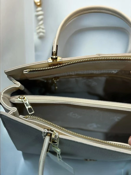 Levidor Özel Renk El Ve Kol Çantası Olarak Tasarlanmış Suni Deri Bayan Omuz Çantası 930172 - Resim 5