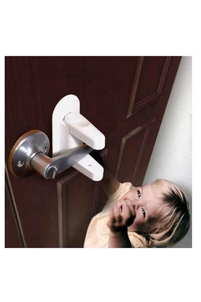 Manuel Çocuk Kapı Kilidi Kendinden Yapışkanlı Bebek Emniyet Kilidi Pratik Çok Fonksiyonlu Kilit - 2