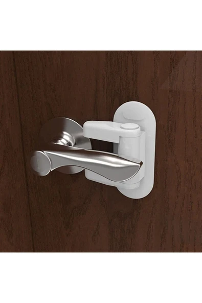 Manuel Çocuk Kapı Kilidi Kendinden Yapışkanlı Bebek Emniyet Kilidi Pratik Çok Fonksiyonlu Kilit - 5