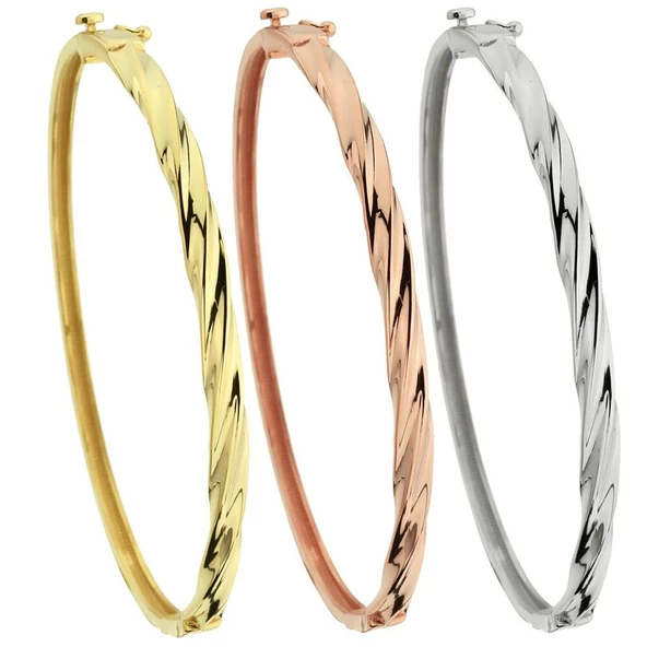 Sarmaşık Altın Kelepçe 14 Ayar