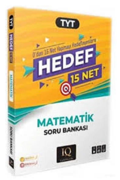 TYT Matematik Hedef 15 Soru Bankası IQ Yayınları ürün görseli 1