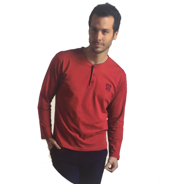 DS Damat 1005 Erkek Kutulu 2Li Pijama Takım Çeyizlik Damatlık - 2