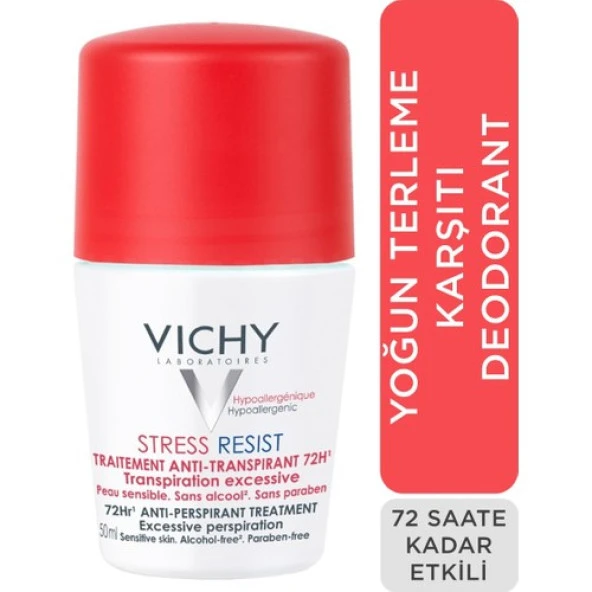 Vichy Roll On Deodoroant Yoğun Terleme Karşıtı 72 Saat Etkili 50 ml