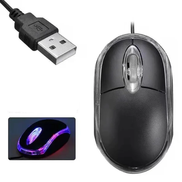 Hadron H5601 Kablolu Işıklı Fare Optik Mouse - 5
