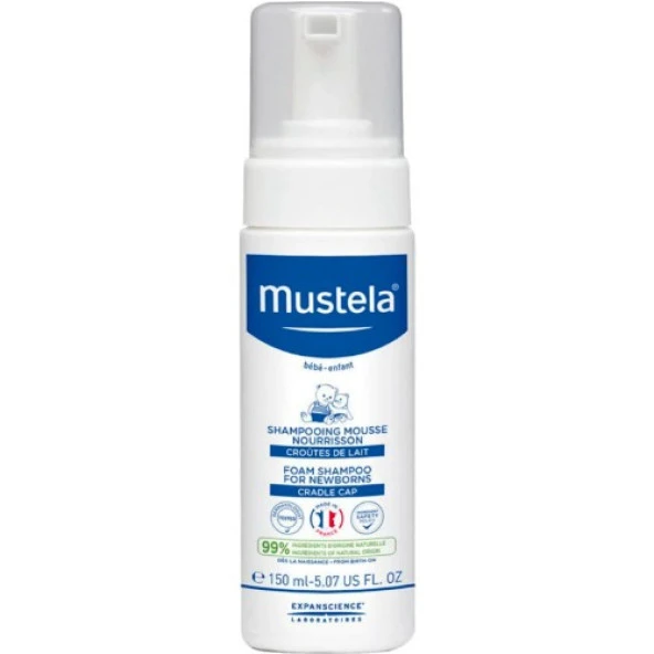 Mustela Foam Shampoo For Newborn Yenidoğan Köpük Şampuan 150 ml