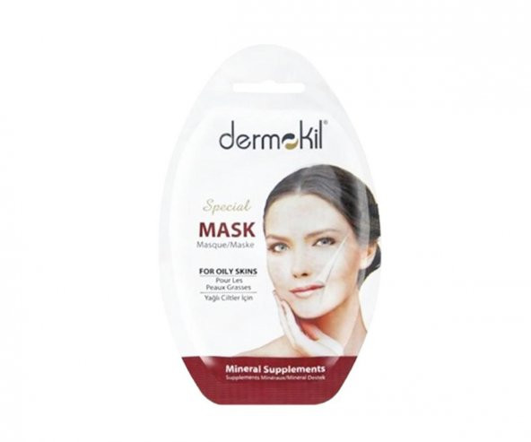 Dermokil Special Yağlı Ciltler İçin Tek Kullanımlık Maske 15 Ml