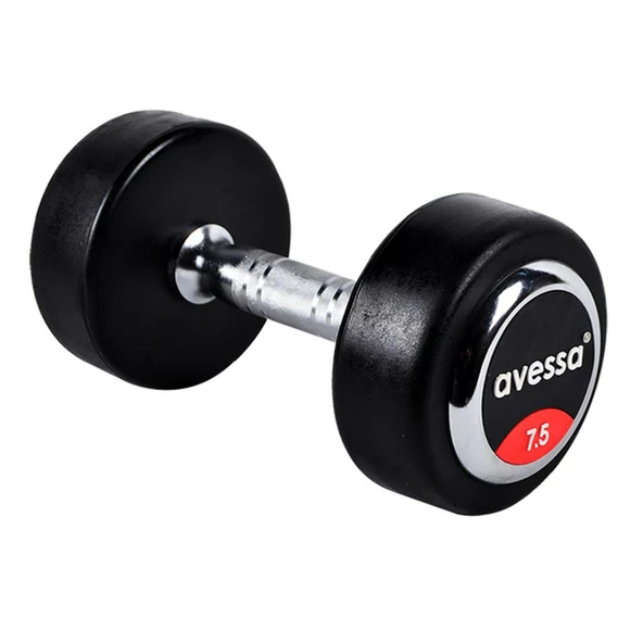 Avessa 7,5 Kg Olimpik Dambıl Kauçuk Kaplı Salon Tipi Dambıl