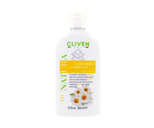 Cliven Natura Camomile Nourishing Kuru Saçlar İçin Besleyici Saç Kremi 300 Ml