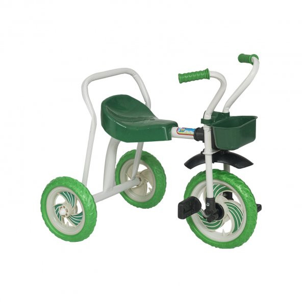 Bebelovv 3 Tekerlekli Demir Bisiklet Köpük Teker Yeşil